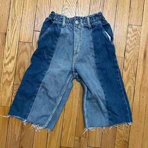 H&M Kids Two-Tone Denim Shorts